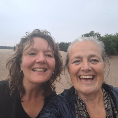 Eveline Brandt en Ingrid Appels
